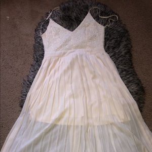 Whimsical cream dress